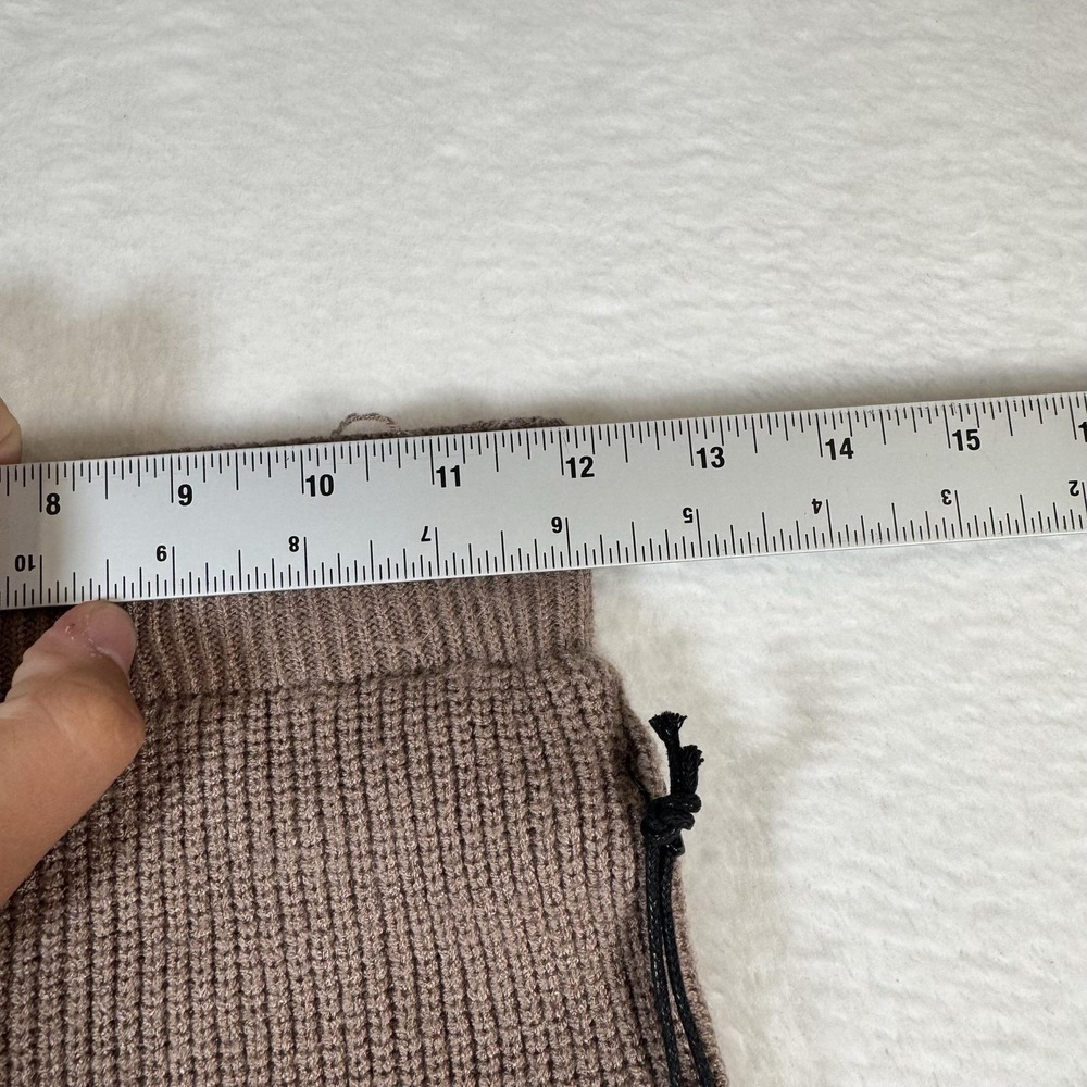 Sincerely Jules Pants Womens Small‎ Brown Ribbed Knit Wide Leg Lounge Sweatpants - Picture 5 of 9